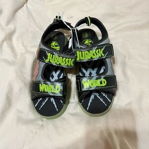 Kids Sandals - Black and Green